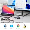 USB 3.0 Switch Selector for 2 Computers, USB Switcher Sharing 4 USB Devices Peripheral Hub for Mouse, Keyboard, Scanner, Printer; for Mac/Windows/Linux; 2 Pack USB Cables Included…