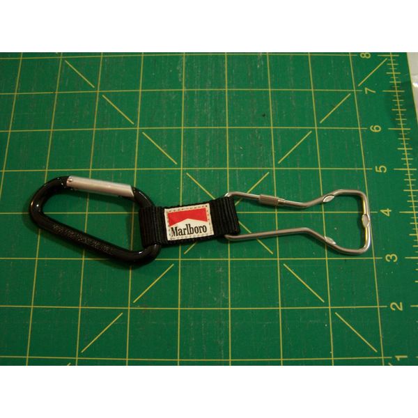 MARLBORO KEY CHAIN BOTTLE OPENER BRAND NEW IN PLASTIC WRAP - 7 LONG BY 2 " WIDE