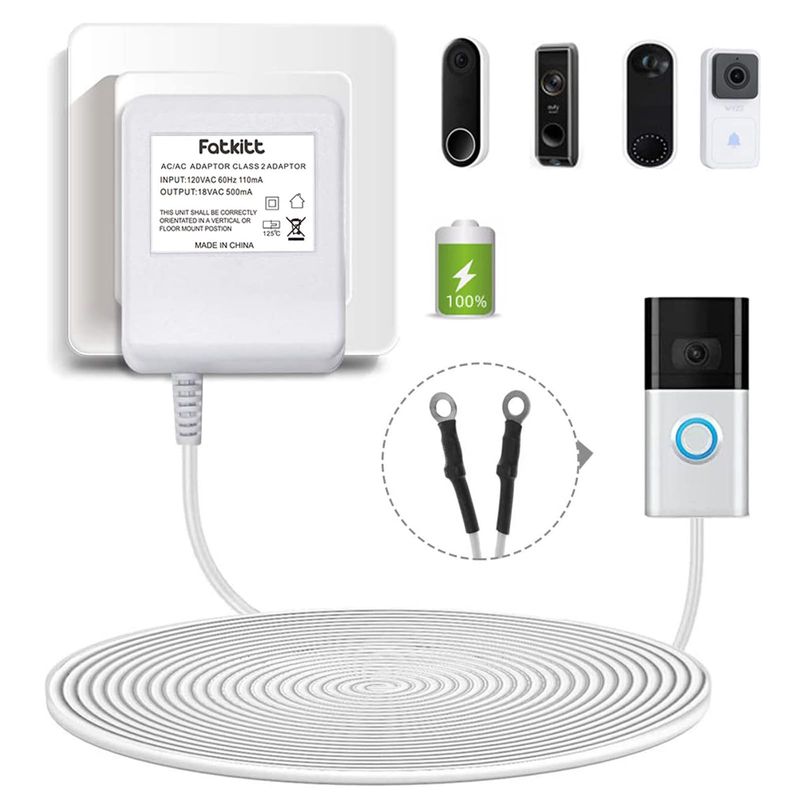 Power Adapter Ring Video Doorbell Transformer Requirements Wiring