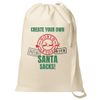 Santa Sacks For Christmas - Custom!: Canvas Laundry Bag