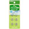 Clover snap 12 mm 6 Pairs Silver 26 – 545