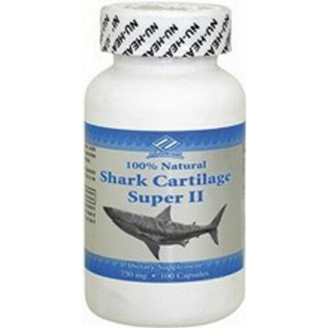 100% Natural Shark Cartilage II (Freeze Dried) 750mg 100 Caps FRESH, Made In USA