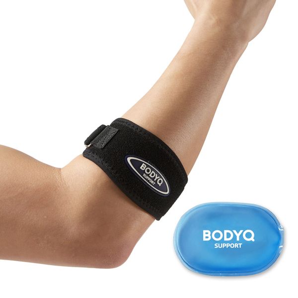 Body Q Golf Tennis Elbow Elbow Guard + Gel Pad, 1ea