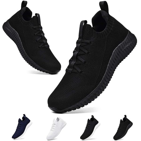 Hanani Slip-on Sneakers, Unisex, Nurse Shoes, in White and Black Colors, Walking, Casual, Ultra-Lightweight, Breathable, Non-Slip, Suitable for Both Men and Women, Black