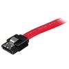 StarTech.com 12" Latching SATA Cable - Straight M/M