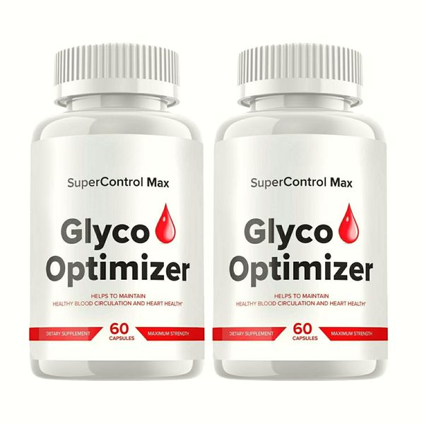 2-Pack SuperControl Max Glyco Optimizer, Blood Balance Support - 120 Capsules
