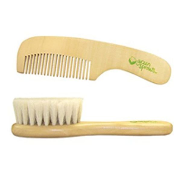 Gs Baby Brush &amp; Comb Set Size Ea Green Sprouts Brush And Comb Set3