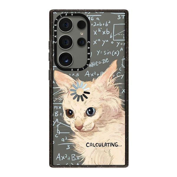 CASETiFY Impact Galaxy S24 Ultra Case - Calculating... - Clear Black