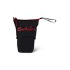 Satch Pencil Slider Extra Large with Divider Zip Pocket Pen Holder Set Square Viewing Window for Timetable Fire Phantom - Black
