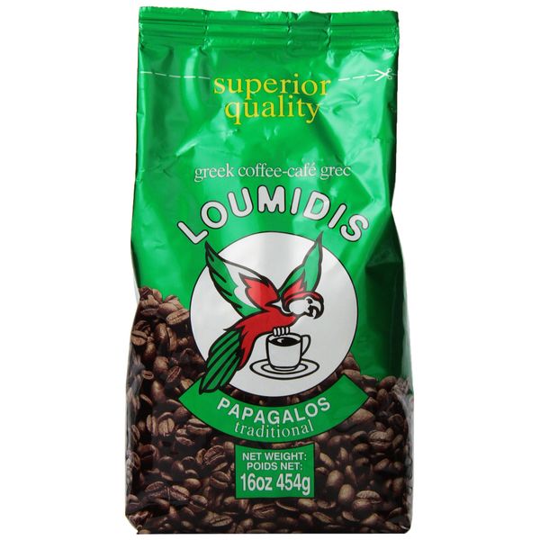 Papagalos Loumidis Ground Coffee, 16 Ounce