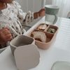 nouka All Around Cup | Leak Proof and Easy Grip | Removable Handles | Bloom