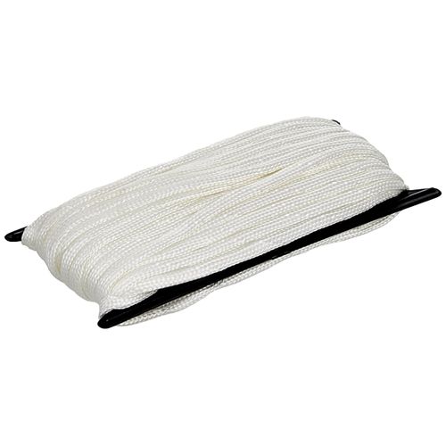 Coghlan's Poly Cord – 50 ft Light-Duty Camping Rope with Durable Polypropylene Shell,Reusable Spool for Outdoor and Recreational Use, White