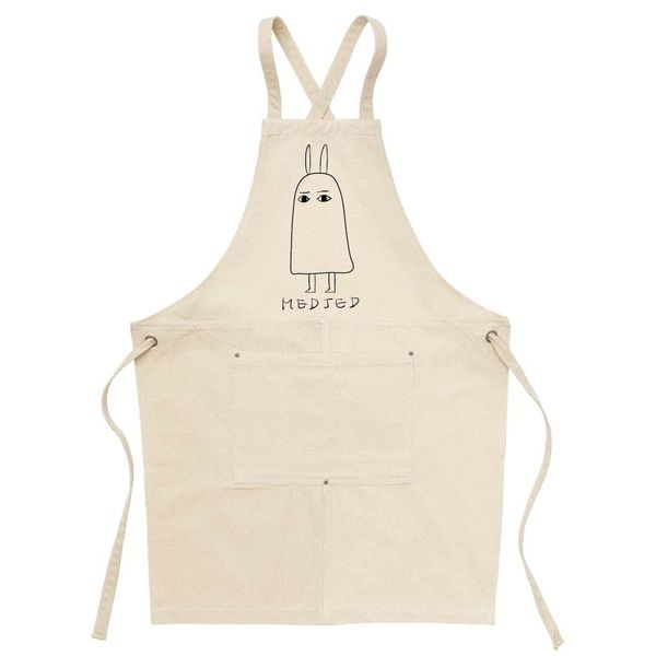 Samoeski Mejed-Like Funny Apron with Ears, natural
