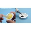 Wave White Paint Dish Shallow Round Bottom/6 Piece Plastic Model Paint Tool Om – 183