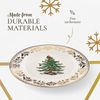 Spode Christmas Tree Gold Collection 4-Piece Place Setting, 22 Karat Gold Border