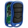 For Genie GITR-3BX Three Button G3T-A Garage Door Opener Visor Remote Blue