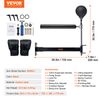 VEVOR Wall Mount Boxing Spinning Bar Adjustable Reflex Speed Trainer with Ball