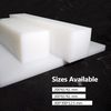 UHMW Tapping Block Ultra High Molecular Weight Polyethylene Rectangular Solid Plastic Blocks for Machining Home Improvement DIY Projects（2.4 * 2.4 * 12 in）