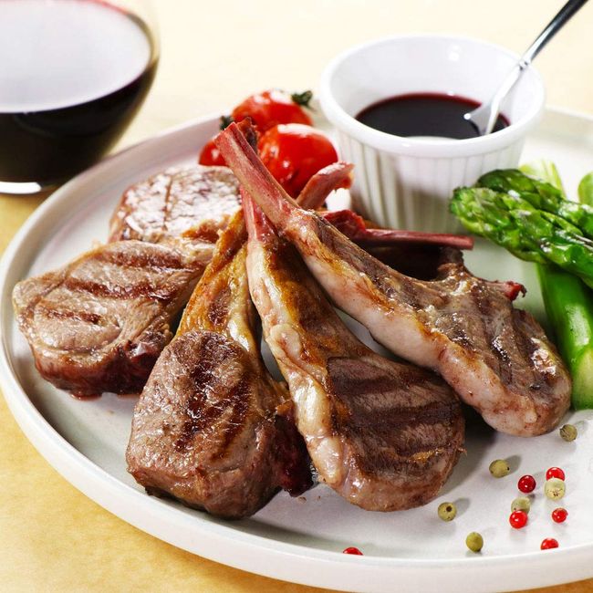 Meat Guy Lamb French Chops (5 Pieces), Made from New Zealand WAKANUI Spring Lamb, New Zealand Lamb Chops... (2)