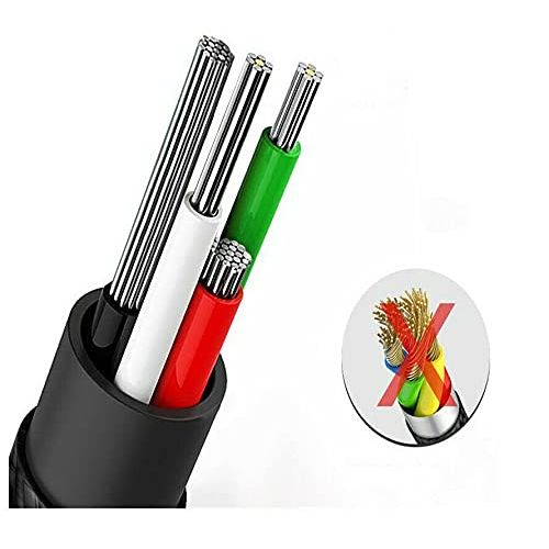 DHERIGTECH USB BATTERY CHARGER CABLE FOR ghd GHD UNPLUGGED ON THE GO CORDLESS STYLER HAIR STRAIGHTENERS (0.25 METER)