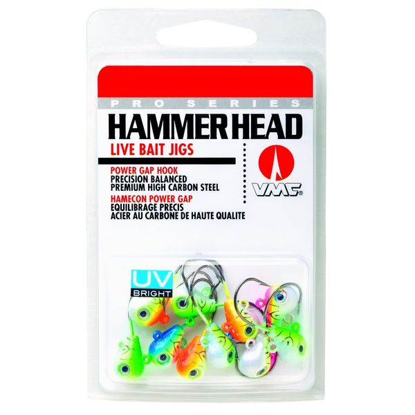 VMC Hammer Head Jig UV Kit 1/4 Assorted