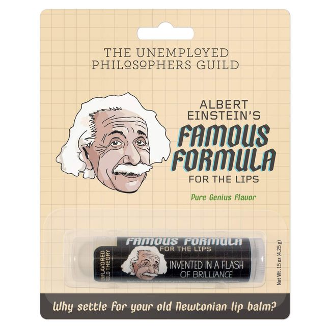 Einstein's Famous Formula for The Lips - Lip Balm Tube - Made in The USA