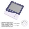 DIGIFLEX Digital LCD Temperature and Humidity Meter Clock Alarm