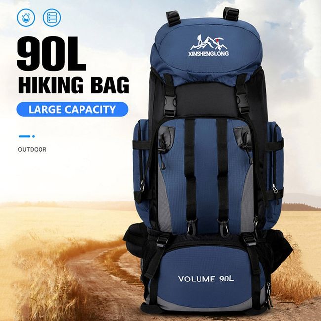 60L 90L Nylon Luggage Gym Bags Outdoor Bag Large Traveling Tas For