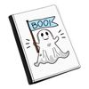 Boo Ghost Halloween Passport Holder Cover