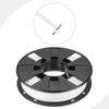 sourcing map 1.75mm Filaments PLA White 0.25KG Dimensional Accuracy +/- 0.05mm for 3D Printer