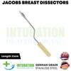 Jacobs Breasts Dissectors 33cm Angled Breasts Spatula Plastic Surgery Instrument