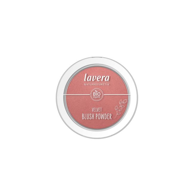 lavera Velvet Blush Powder -Pink Orchid 02- pink - Bio-Mandelöl & Vitamin E - schimmernd - Samtige Textur (1 x 5g)