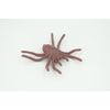 Spider Toy Rubber Spider Brown, Realistic Model Spider, Gift, 2" US19 B44