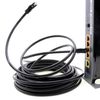 0.5m - black - 1 piece CAT.7 computer Ethernet cable network cable (raw cable) patch cable S-FTP LSZH PIMF 10GB s RJ45 plug Cat6a