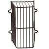 Spares2go Universal Plastic Coated CCTV Camera Guard Security Light Cage (Brown)