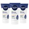 Nivea Men Sensitive Face Lotion with Broad Spectrum SPF 15 Sunscreen, No Dyes or Drying Alcohol, Moisturizes and Protects, 3 Pack of 2.5 Fl Oz Tubes
