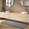 uxcell Memory Foam Bath Mat, Absorbent Runner Kitchen Rug, Soft and Comfortable