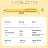 HeTaoCat 0.5mm Fine Point Retractable Gel Ink Pens (Orange)