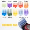 10 Pcs Professional Hair Clipper Guide Combs,Multi Size Replacement Guards Set,Attachment Guide Combs for Many Clippers Trimmers