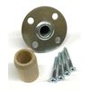 Round Piano Caster/Wheel Socket (Mounting Plate) 2 1/8" diameter, w/screws