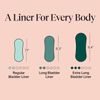 Cora Ultra Thin Organic Bladder Liners | Incontinence & Postpartum Pads for Women | Panty Liners for Bladder Leaks | Breathable Cotton (144 Long Liners)