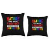 Nature Has Made A Mistake Which I Have Corrected LGBTQ Throw Pillow
