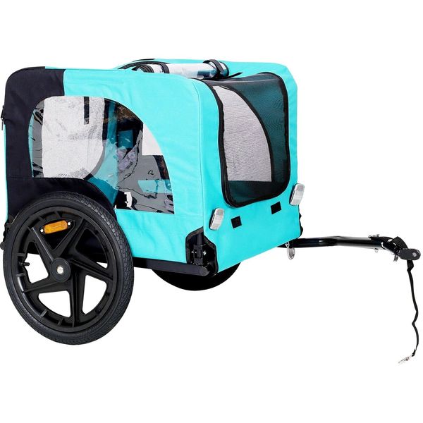 Light Green Foldable Pet Stroller & Bike Trailer for Dogs and Cats