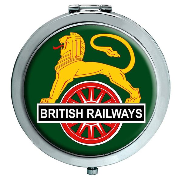 British Railways Cycling Lion Crest Compact Mirror