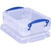 Really Useful Plastic Storage Box 1.75 Litre Clear