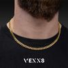 VEXXS Men's Gold Chain Flat Cut012