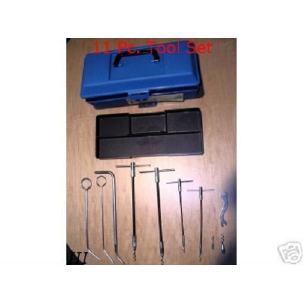 PUMP VALVE MECHANICAL COMPRESSION PACKING PULLER EXTRACTOR TOOL BOX SET 11 PCS