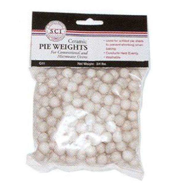 Ceramic Pie Weights, 0.75 pounds