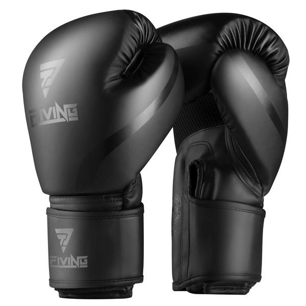 FIVING Boxing Gloves 10 12 14 oz Tekwondo Sandbag Training Gloves Adult Unisex