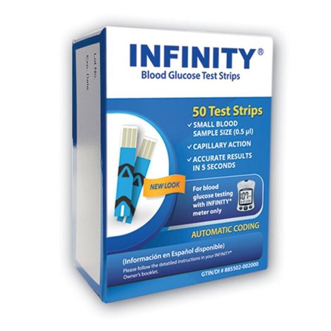 INFINITY Diabetic Blood Glucose 50 Test Strips